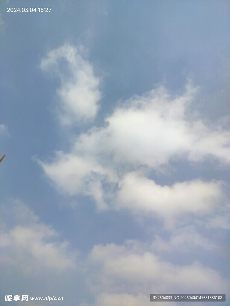 蓝天白云美景