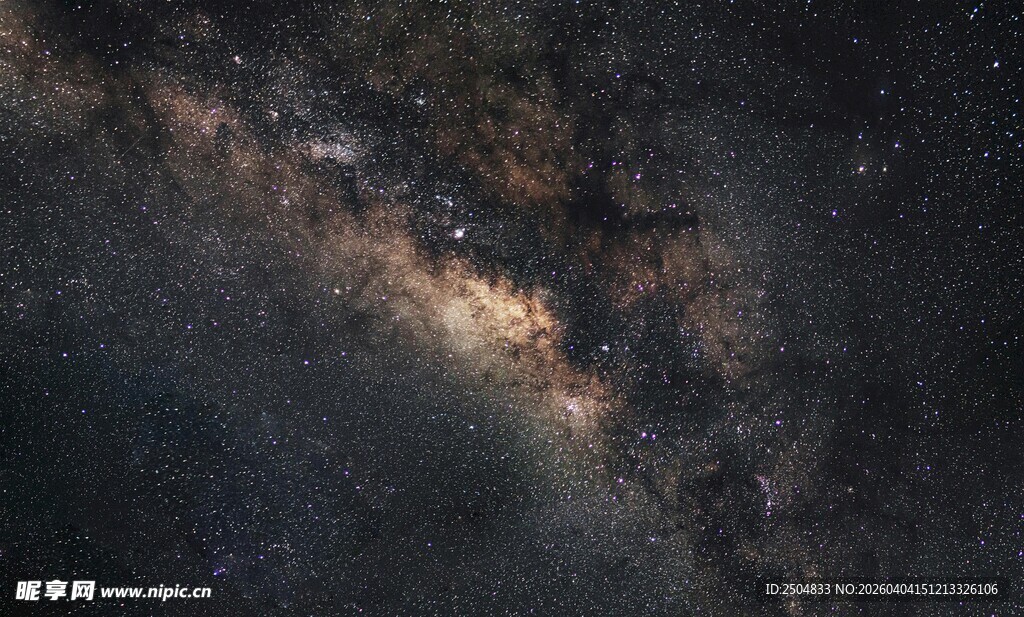 璀璨银河星空美景