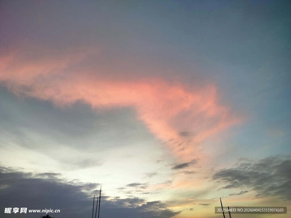 绚丽晚霞天空美景