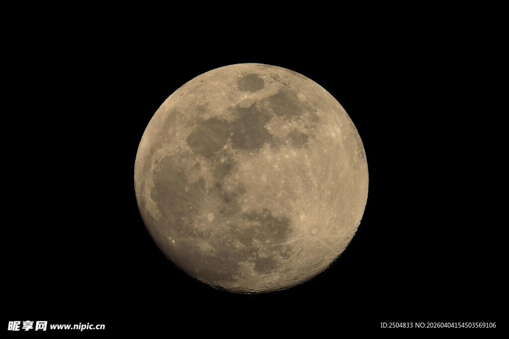 满月特写