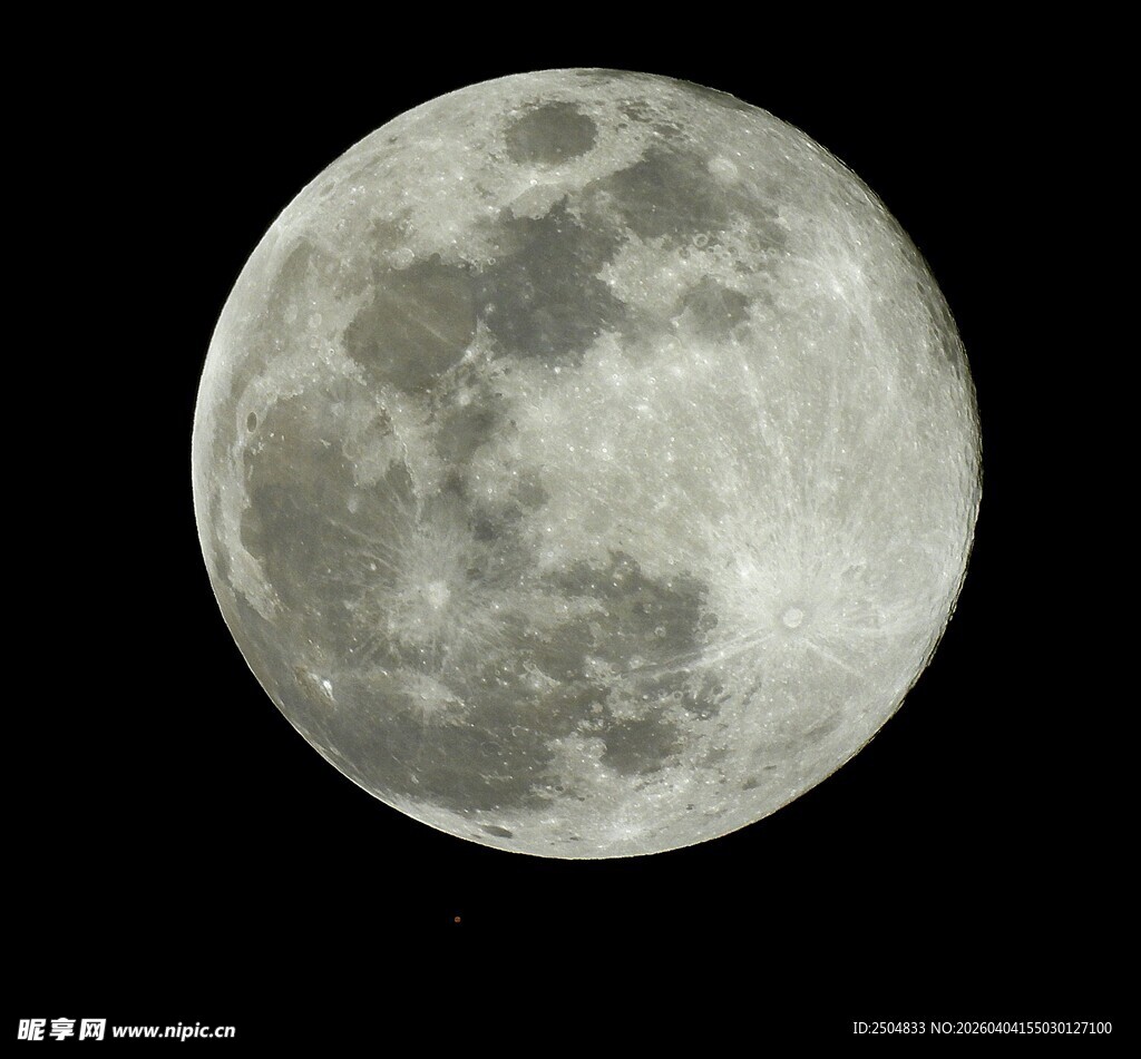 满月特写