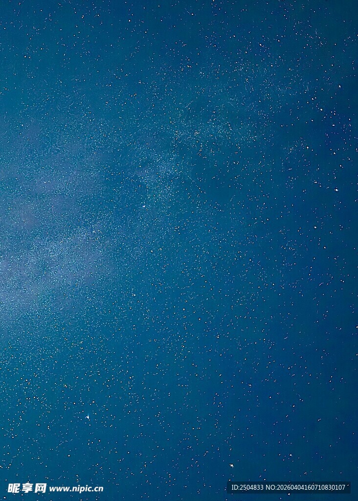 深邃夜空下的璀璨繁星