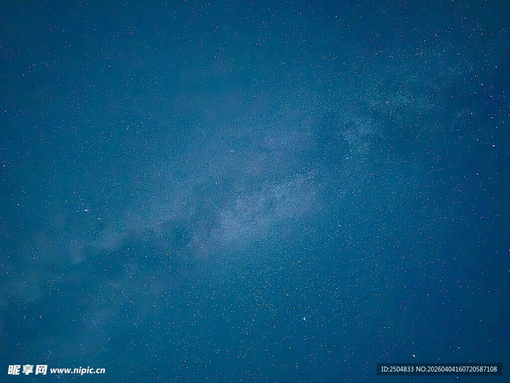 深邃夜空下的璀璨星河
