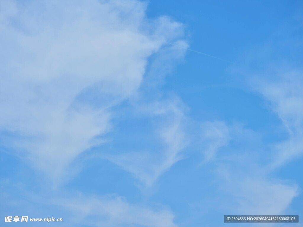 蓝天白云美景