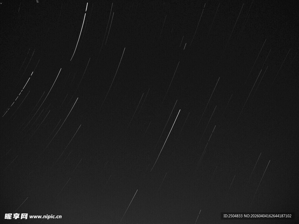 雨夜场景 细密雨丝飘落