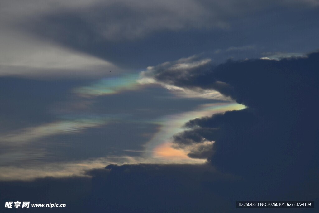 天空绚丽云彩景观