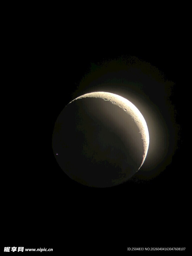 新月夜空景