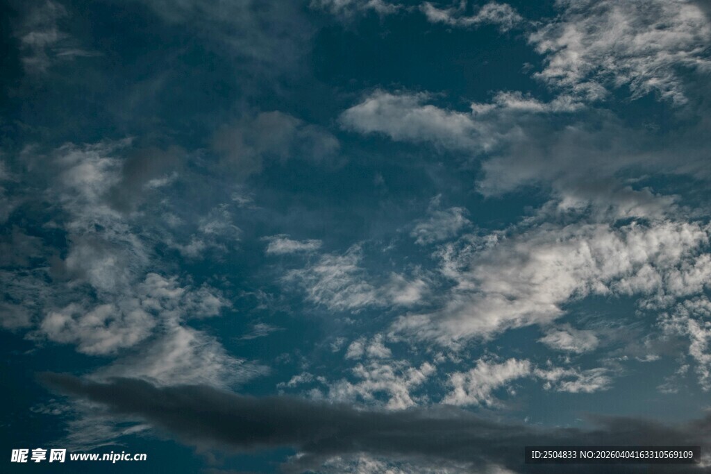 天空中的云朵景观