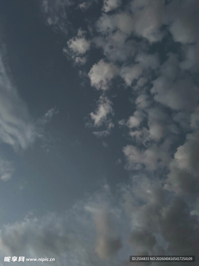 天空中的云朵美景