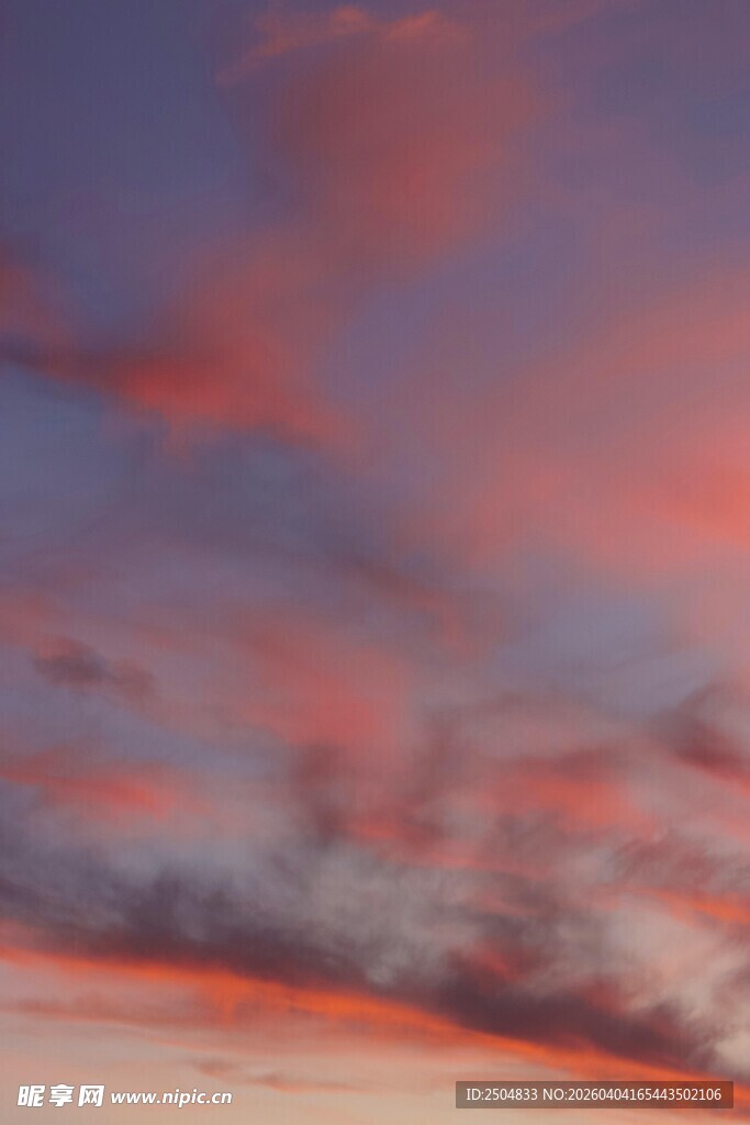 绚丽晚霞天空美景