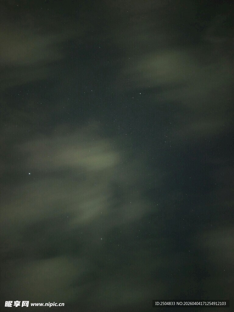 夜空云层景象