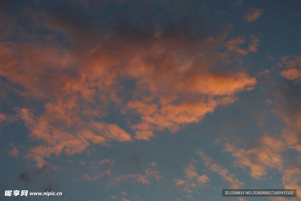 绚丽晚霞天空美景