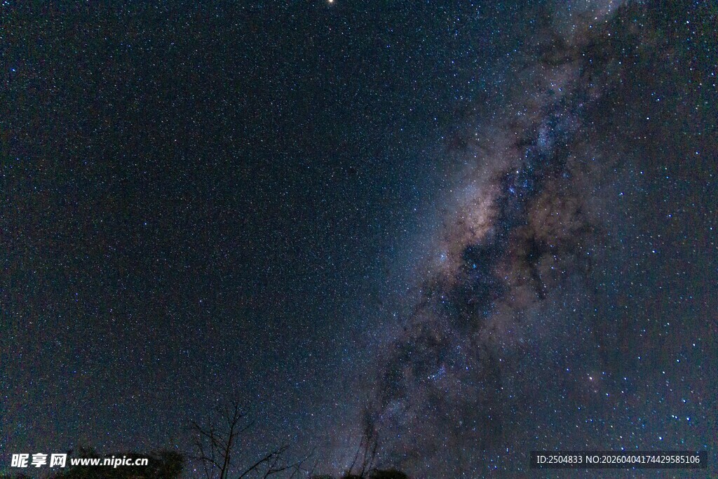 璀璨星空下的壮丽银河