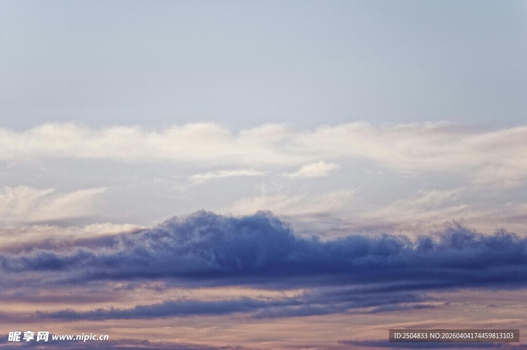 天空中的壮丽云层景观