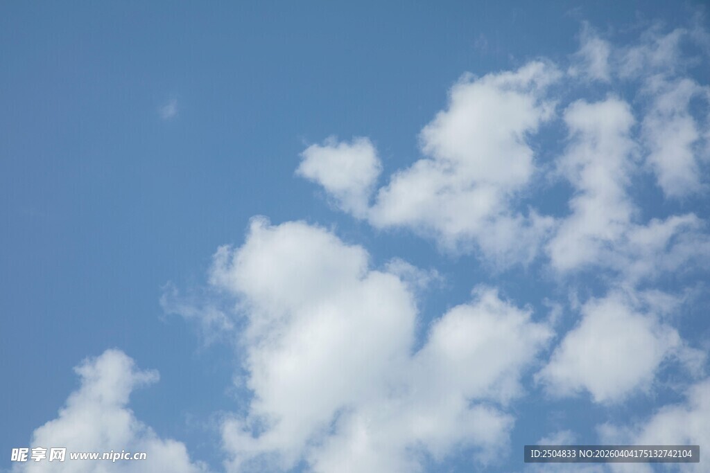 蓝天白云美景