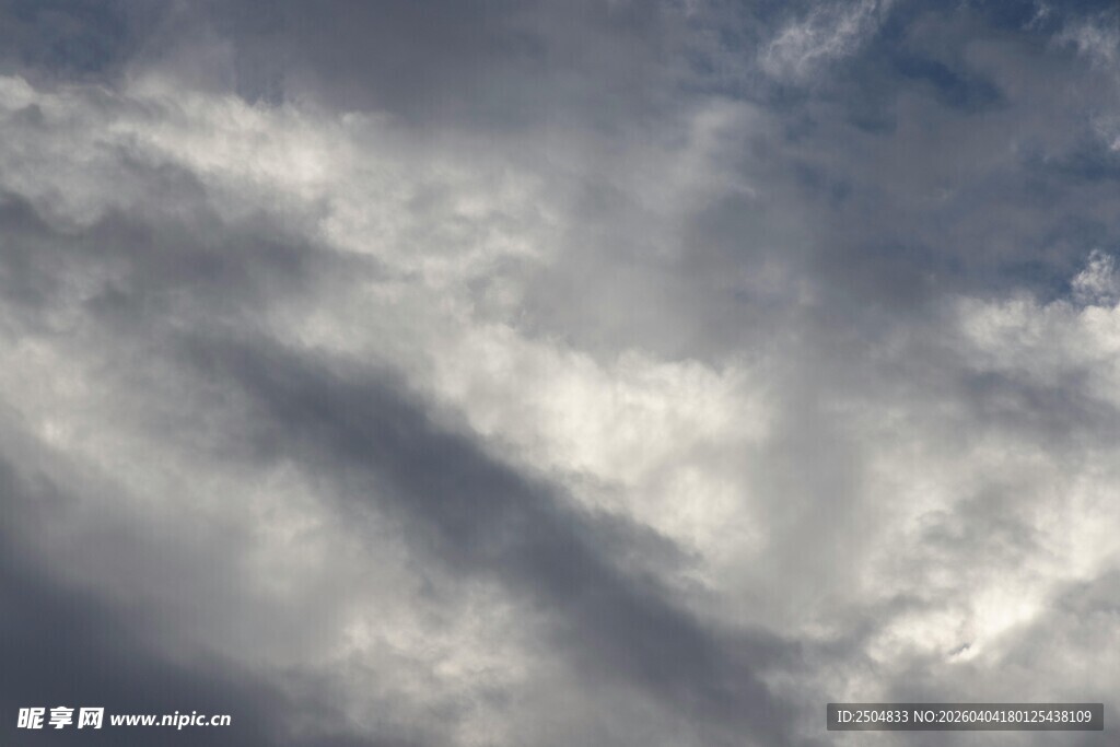 天空中形态各异的云层