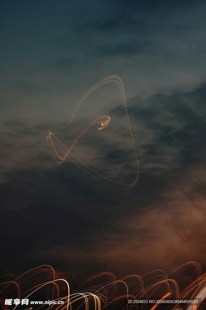 梦幻星空下的座椅景观