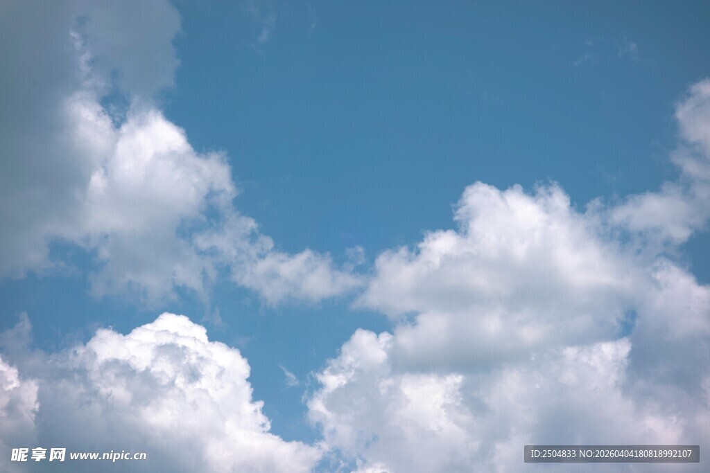 蓝天白云美景
