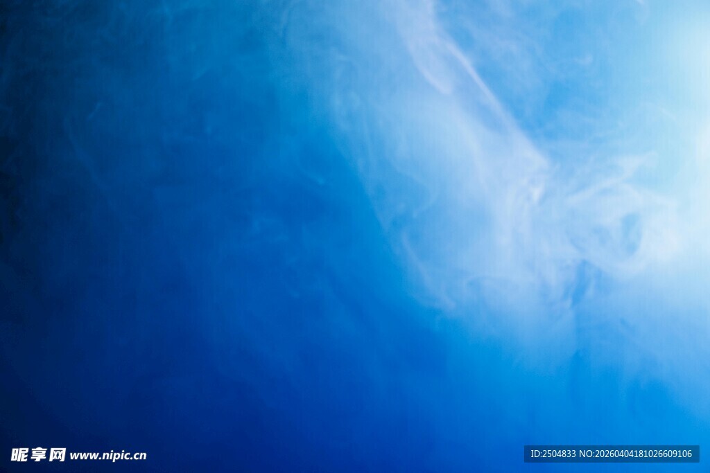 梦幻蓝色海浪纹理画面