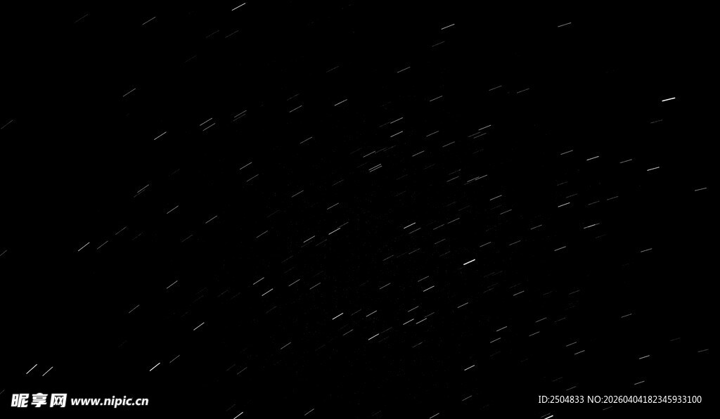 夜空中闪烁的点点繁星