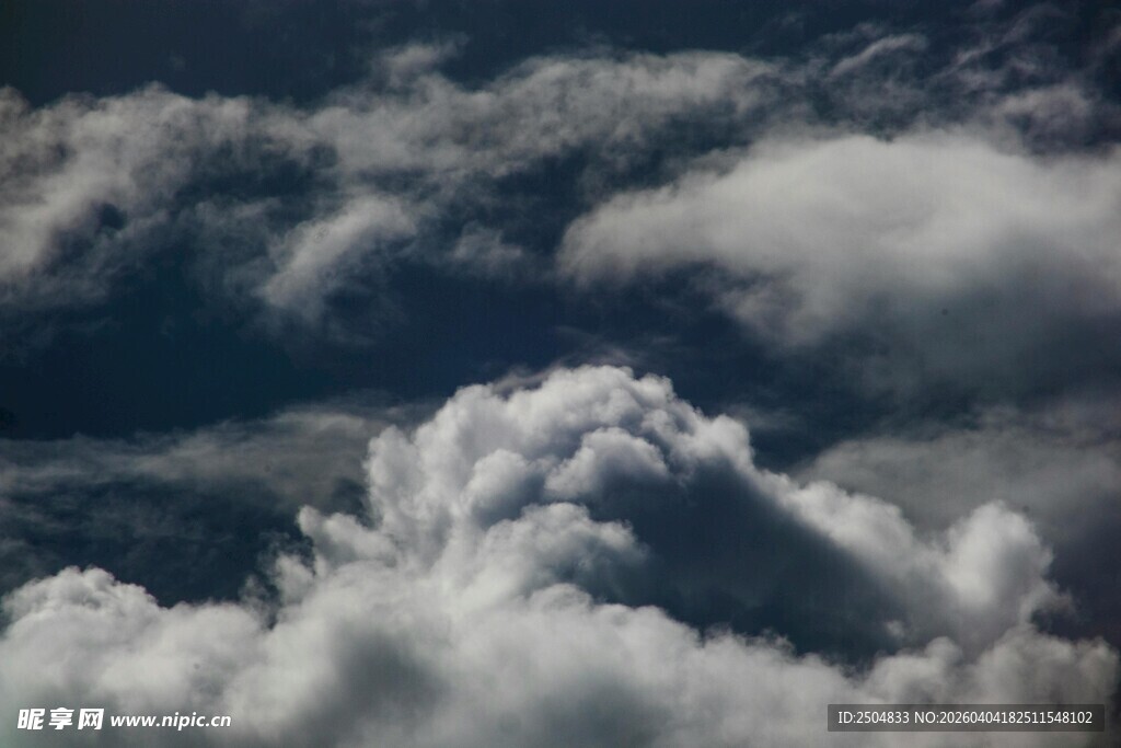 高空壮丽云层景观