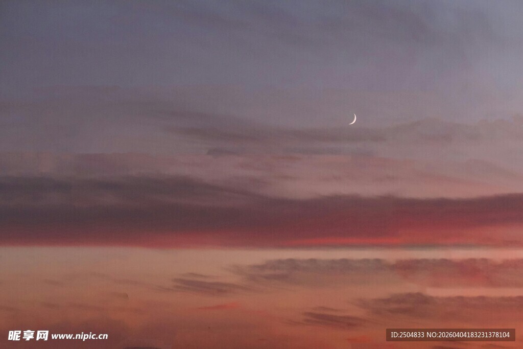 黄昏天际 孤星闪耀