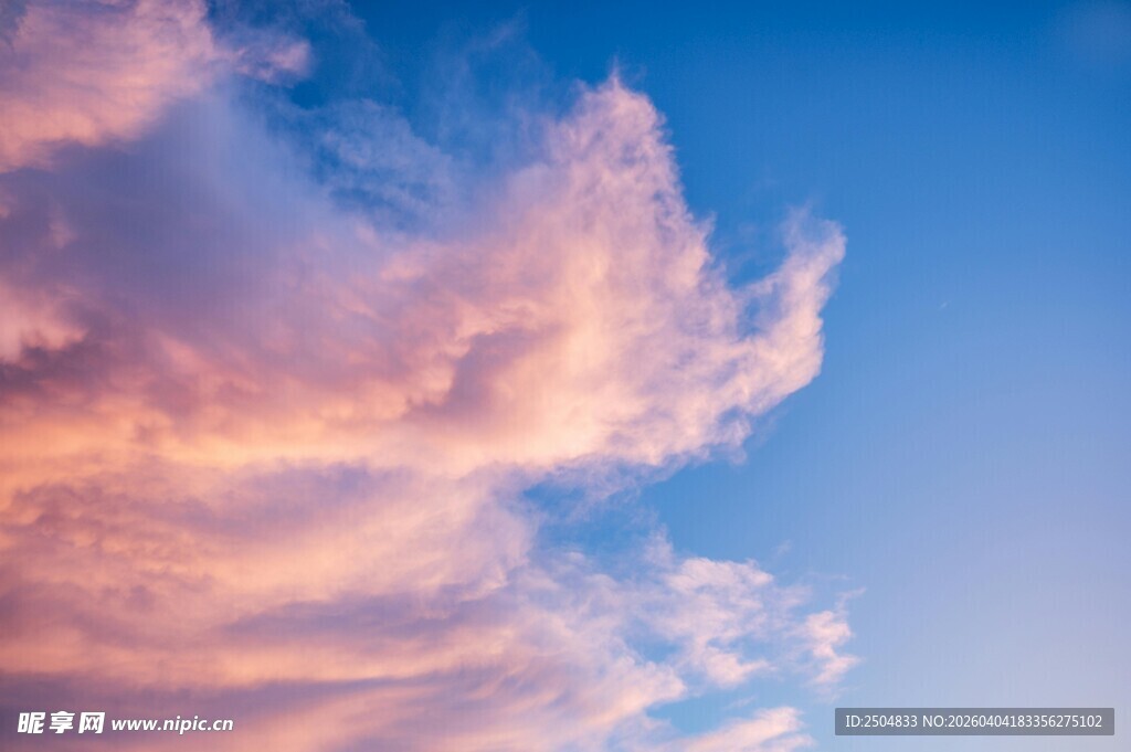 梦幻晚霞天空美景