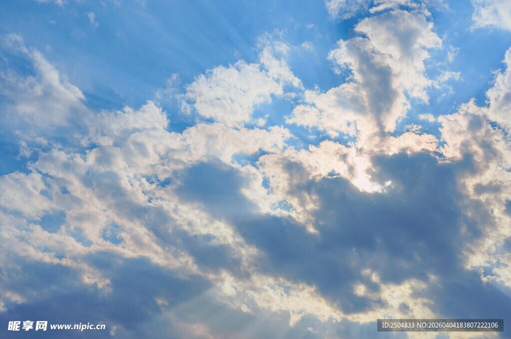 梦幻蓝天 绚丽云彩