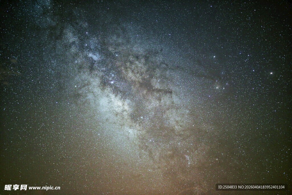 璀璨星系夜空美景
