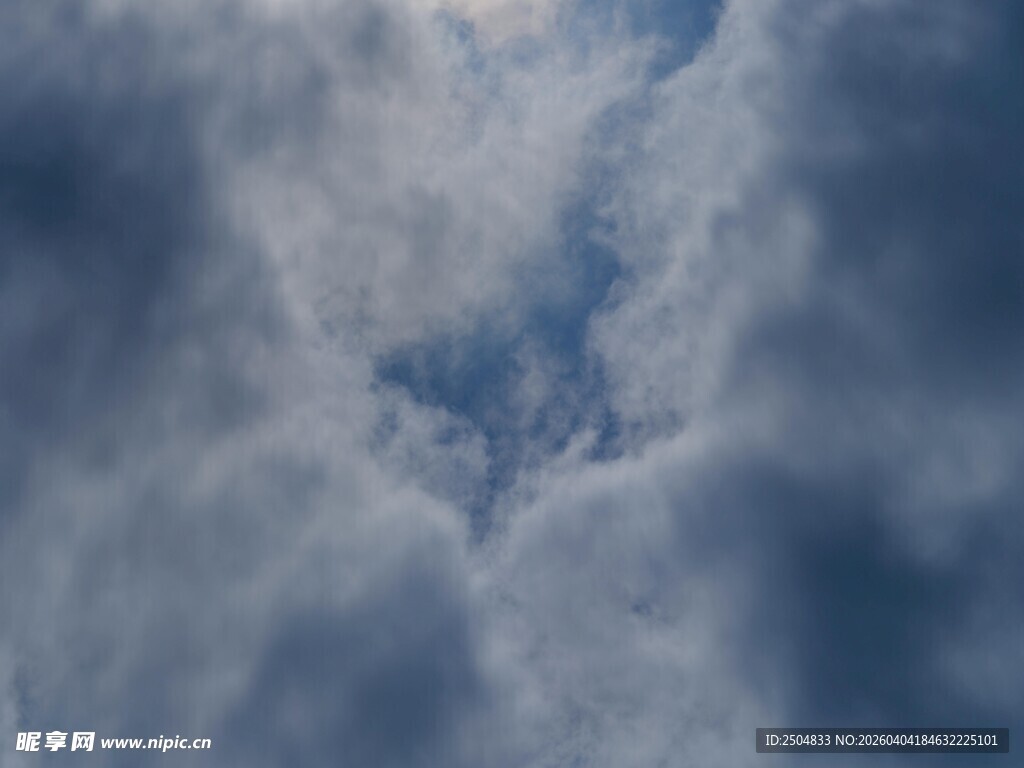 天空中的厚重云层