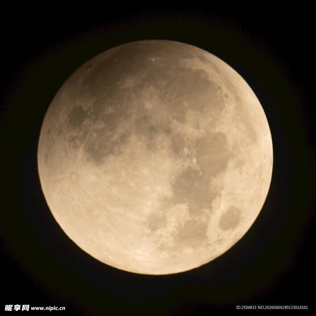 满月特写