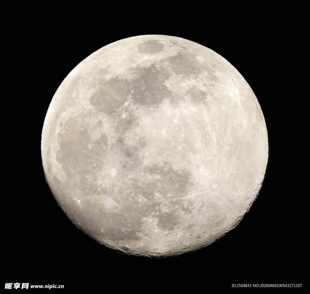 满月特写