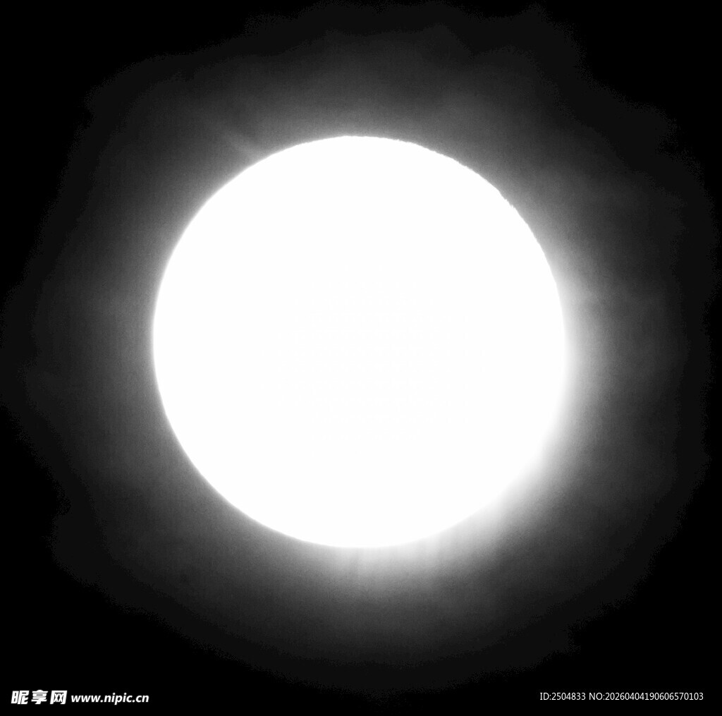 明亮圆形 源特写