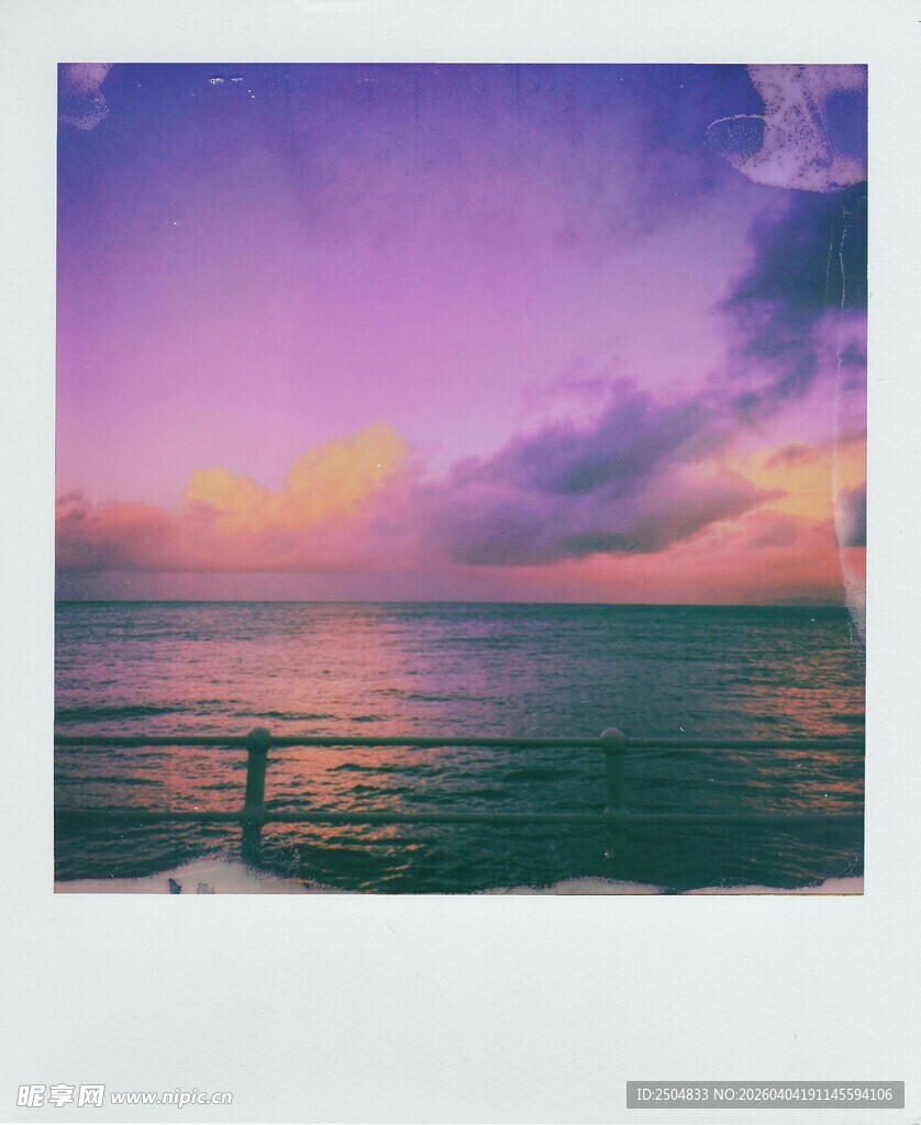 海边梦幻晚霞美景