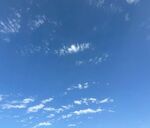 晴朗蓝天 飘浮朵朵白云