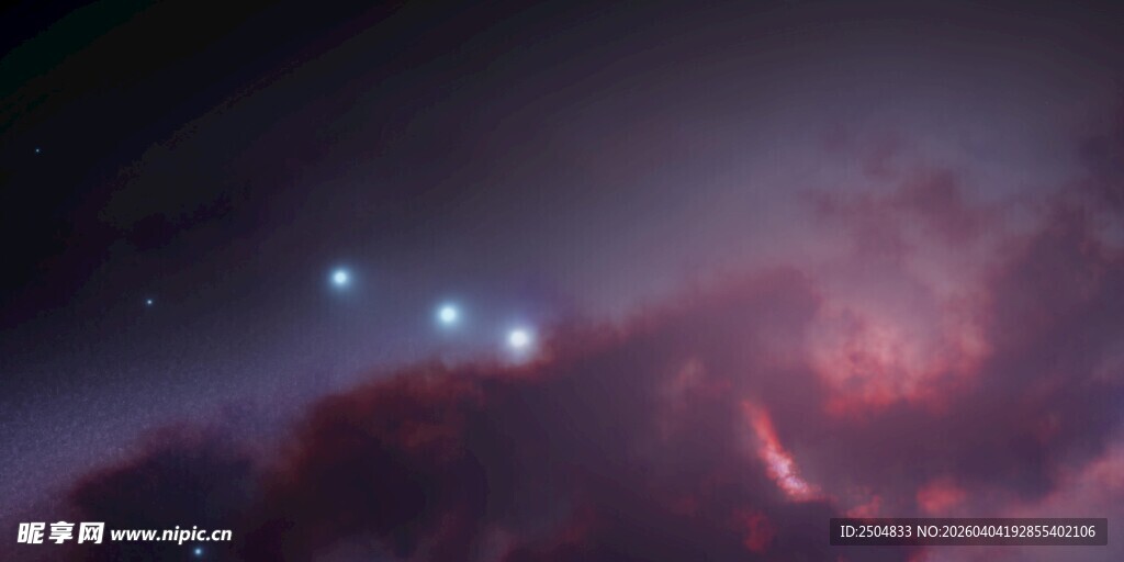 梦幻星云宇宙景象