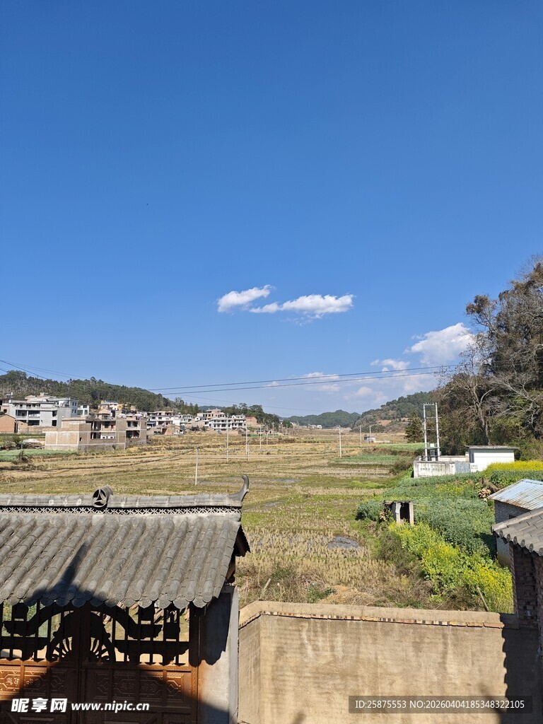 乡村田野风光景致