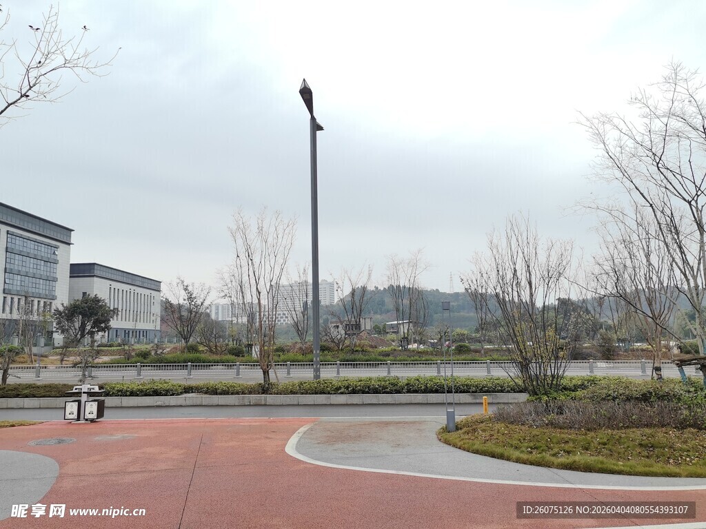 城市户外空旷休闲场地