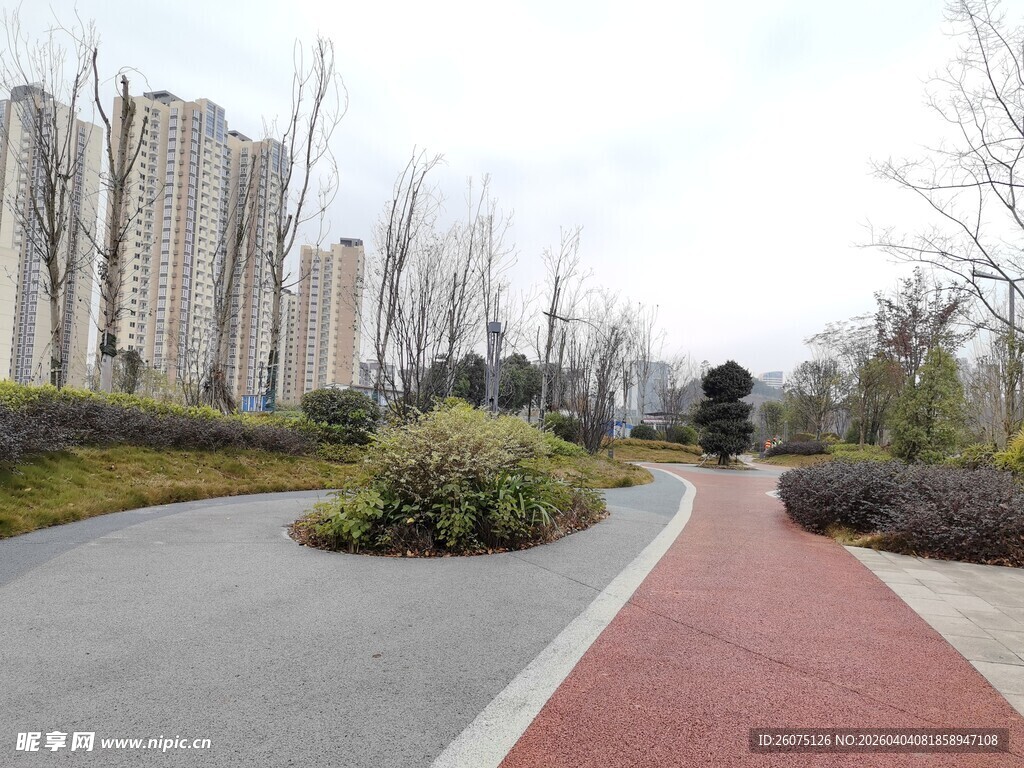 城市中的休闲步道景观