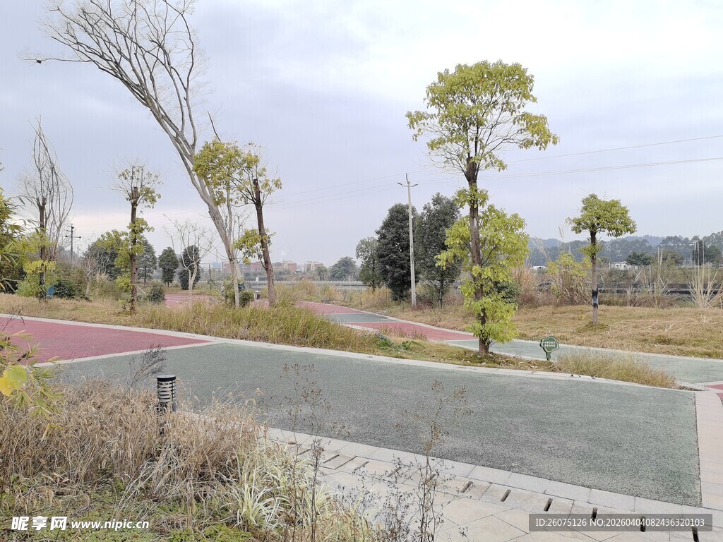 户外空旷休闲场地景观