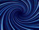 蓝色螺旋线条抽象背景图