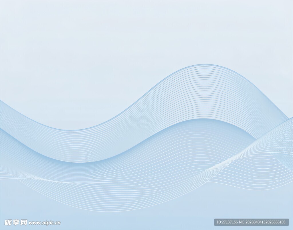 浅蓝色波浪背景纹理