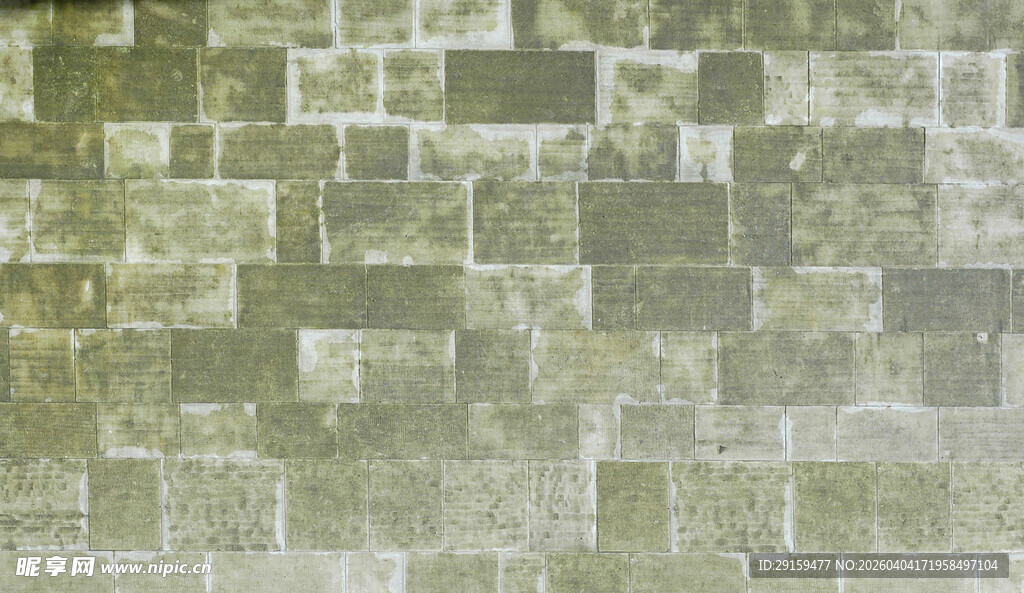 绿色方块拼接纹理背景