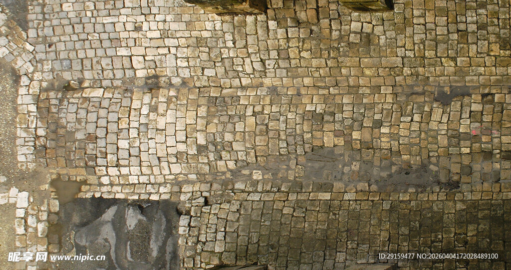 古老砖墙纹理特写