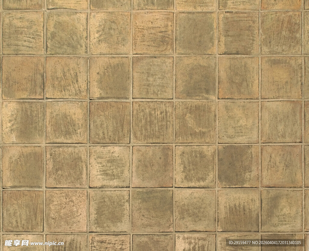 复古方格纹理瓷砖背景