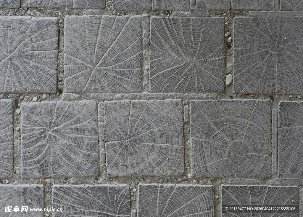 灰色纹理砖块墙面