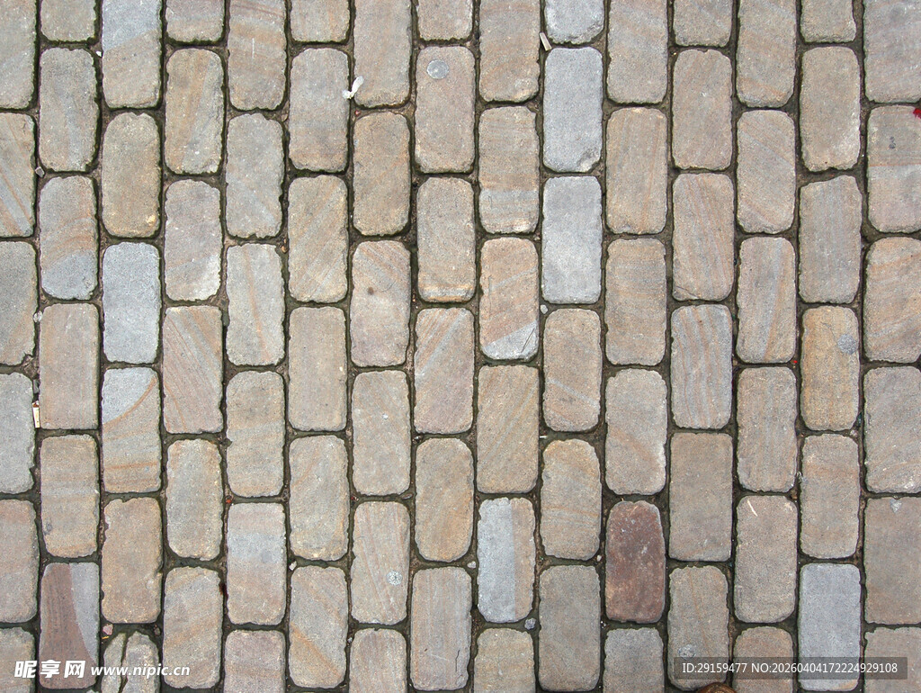 复古风格砖块路面纹理