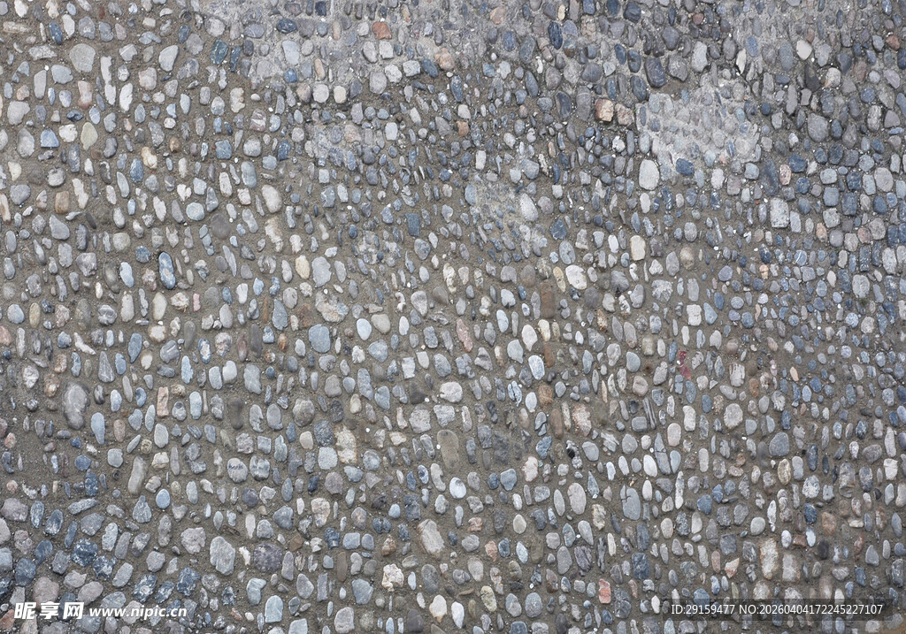 碎石路面纹理特写