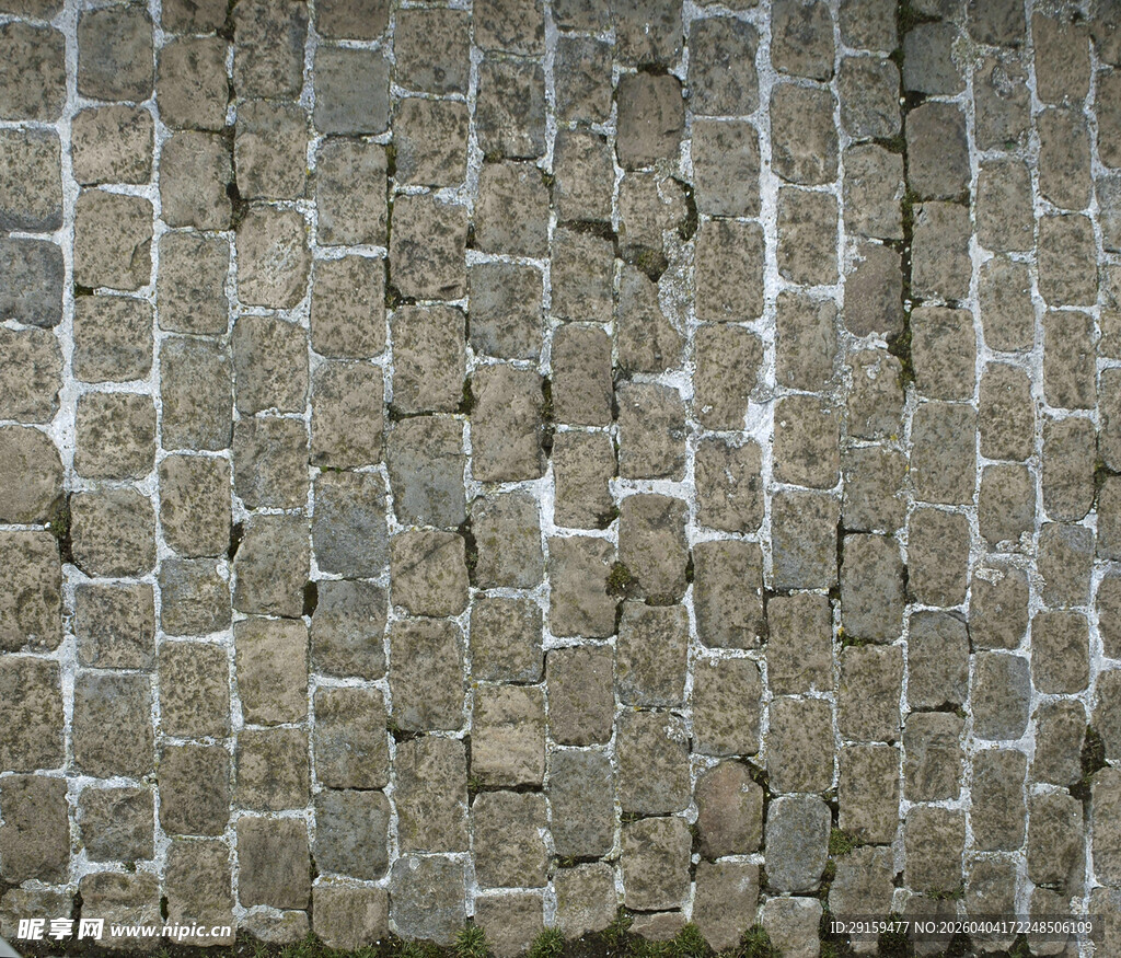 古朴石砖墙面纹理