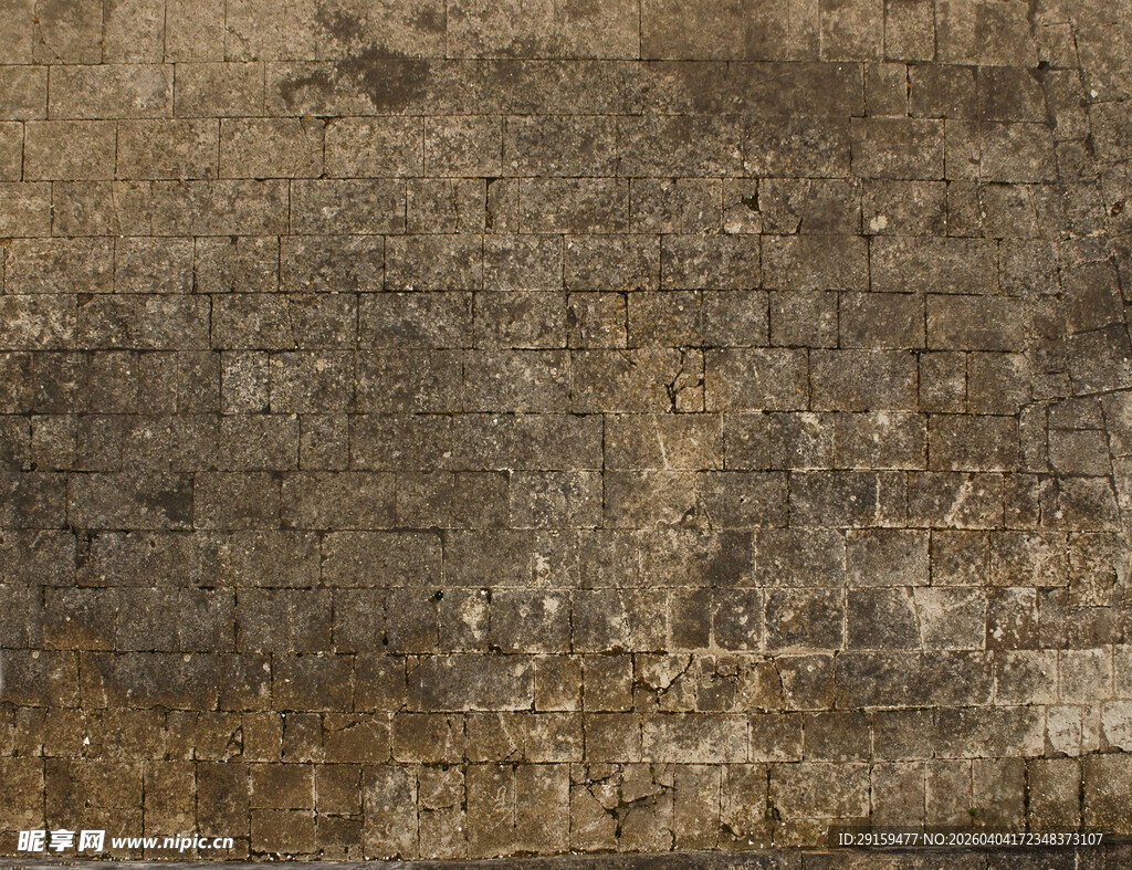 老旧斑驳砖墙纹理